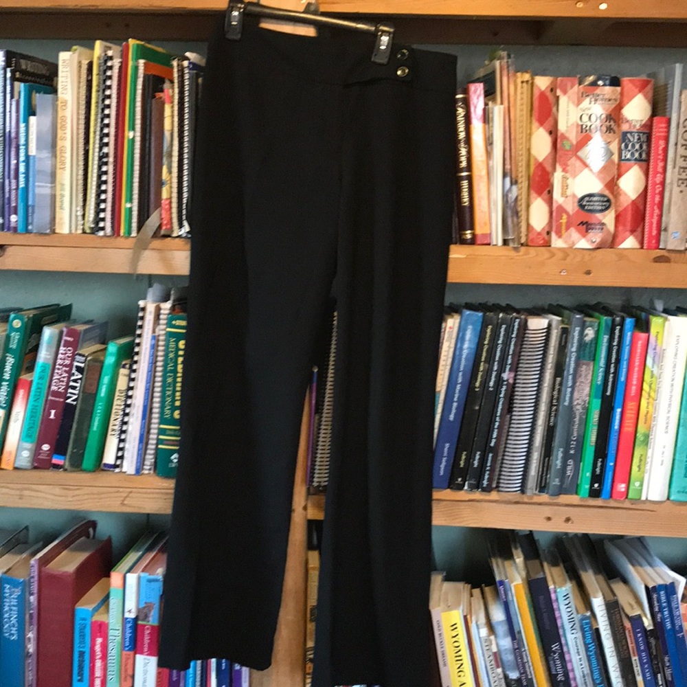 Tribal black stretchy dress slacks, 6P
